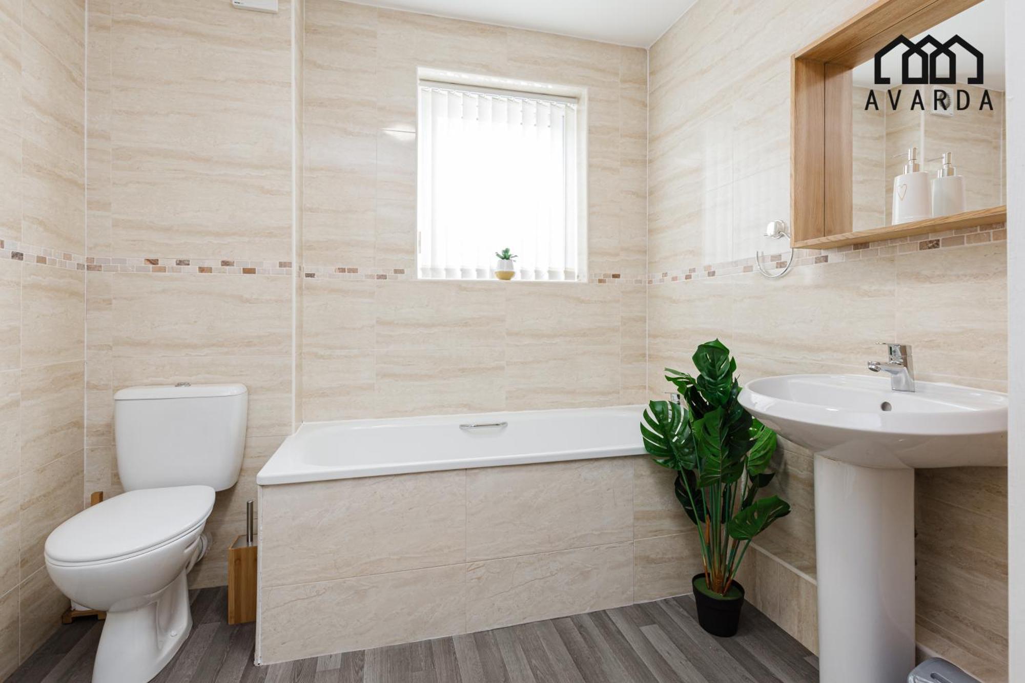 פרסטון Oxheys House - 5 Bedrooms Contractors Parking חדר תמונה